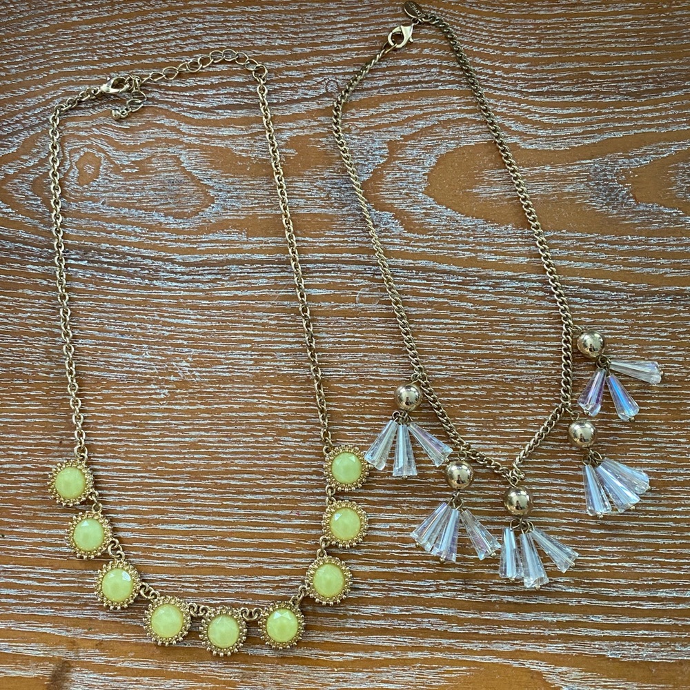 Bundle of necklaces, excellent used condition, Francesca’s, Express, gold